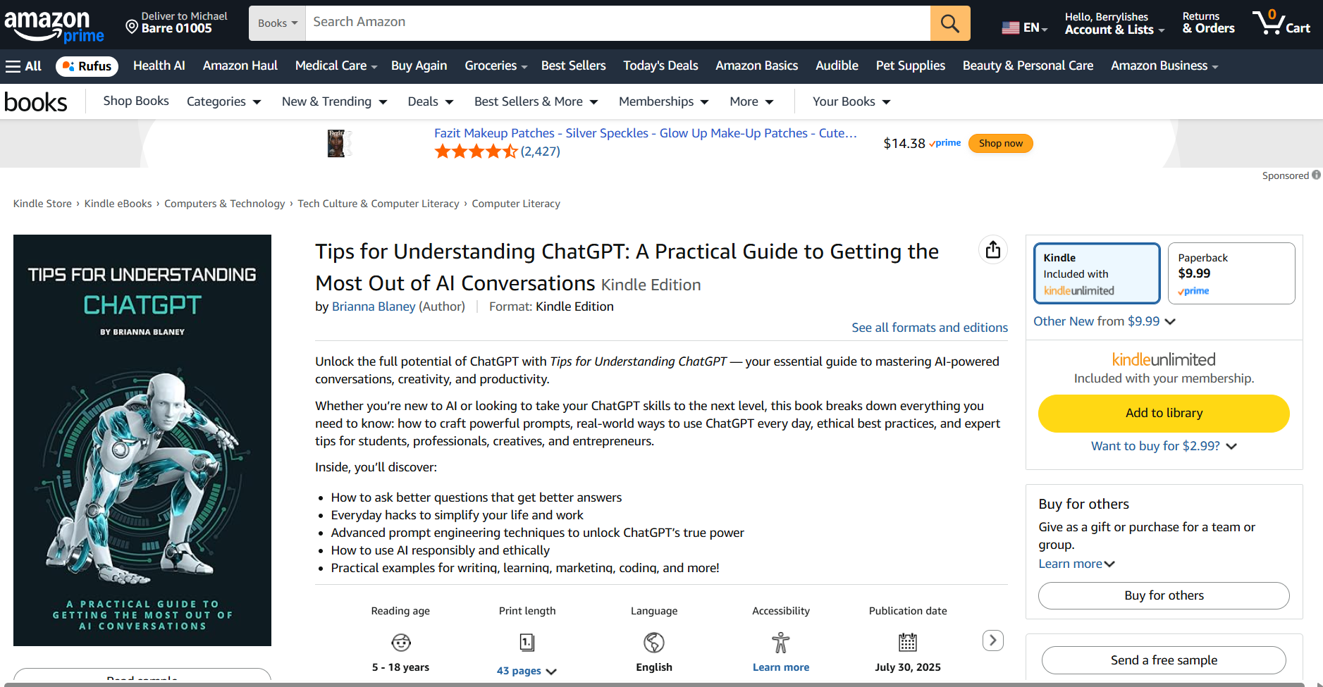 Tips for Understanding ChatGPT, A practical guide to getting the most out of AI conversations — available on Amazon Kindle and paperback.