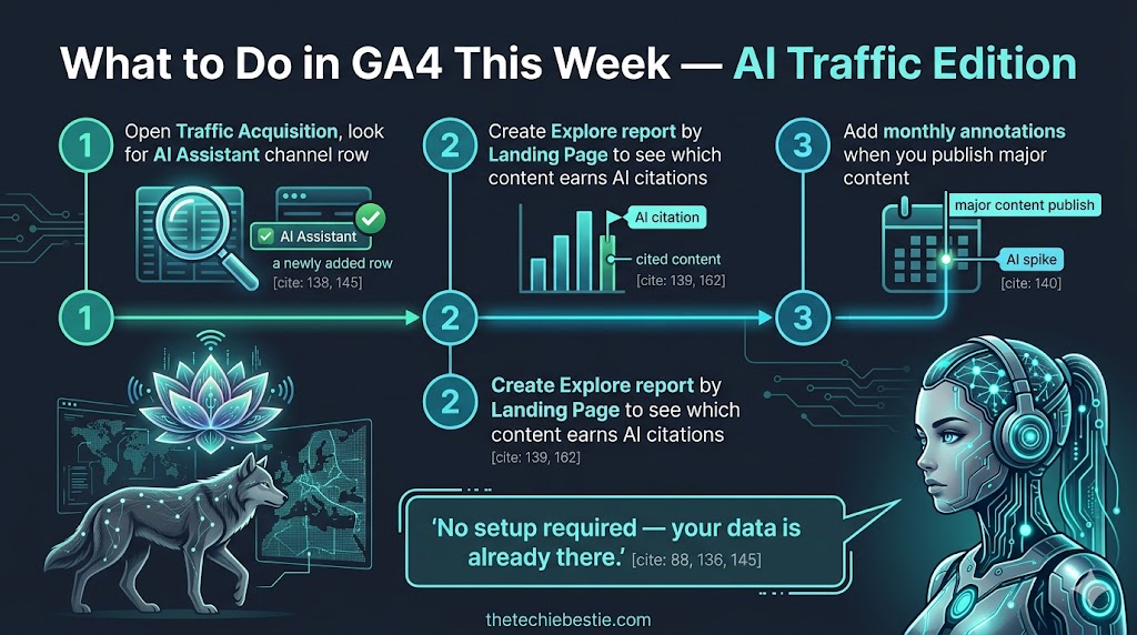 What to Do in GA4 This Week — AI Traffic Edition